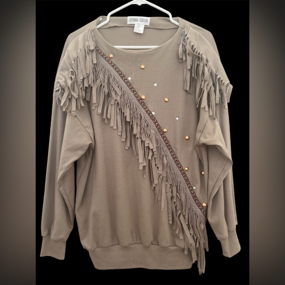 Vintage Women’s‎ XL Donna Toran Western Style Sweater.